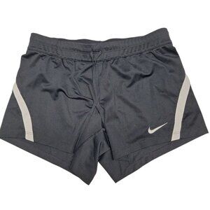 Nike‎ Dri Fit Shorts Womens Small Black White Atgletic Running Gym Breathable